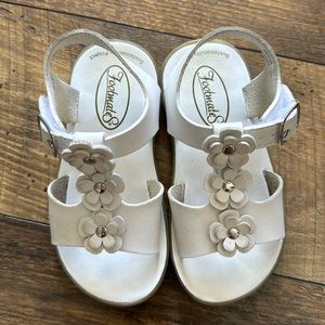 Footmates Toddler White Sandal